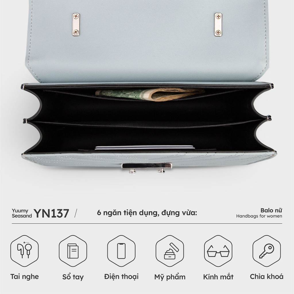 Túi đeo chéo nữ thời trang cao cấp Yuumy YN137