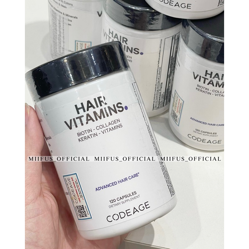 Thực phẩm chức năng hỗ trợ mọc tóc Code Age Vitamins Hair