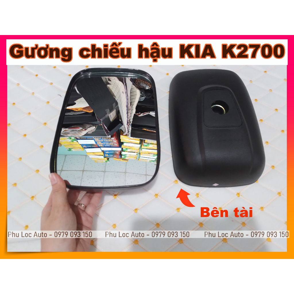 Gương chiếu hậu xe tải THACO KIA K190 K125 K2700 hàng chính hãng shiliduo ( giá 1 cái)
