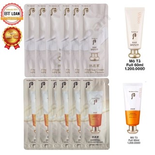 [ Mẫu Mới ] Combo 50 gói chống nắng đông y Whoo Sun Cream SPF50+/PA++++