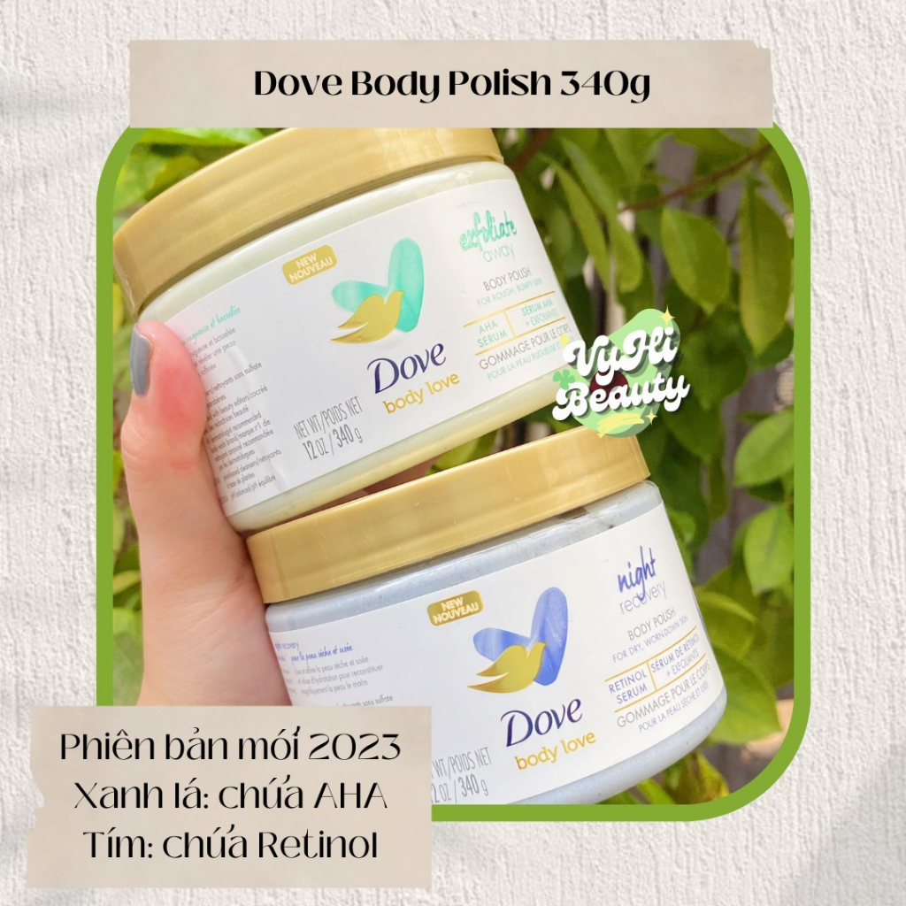 Tẩy body Dove Body Polish 340g