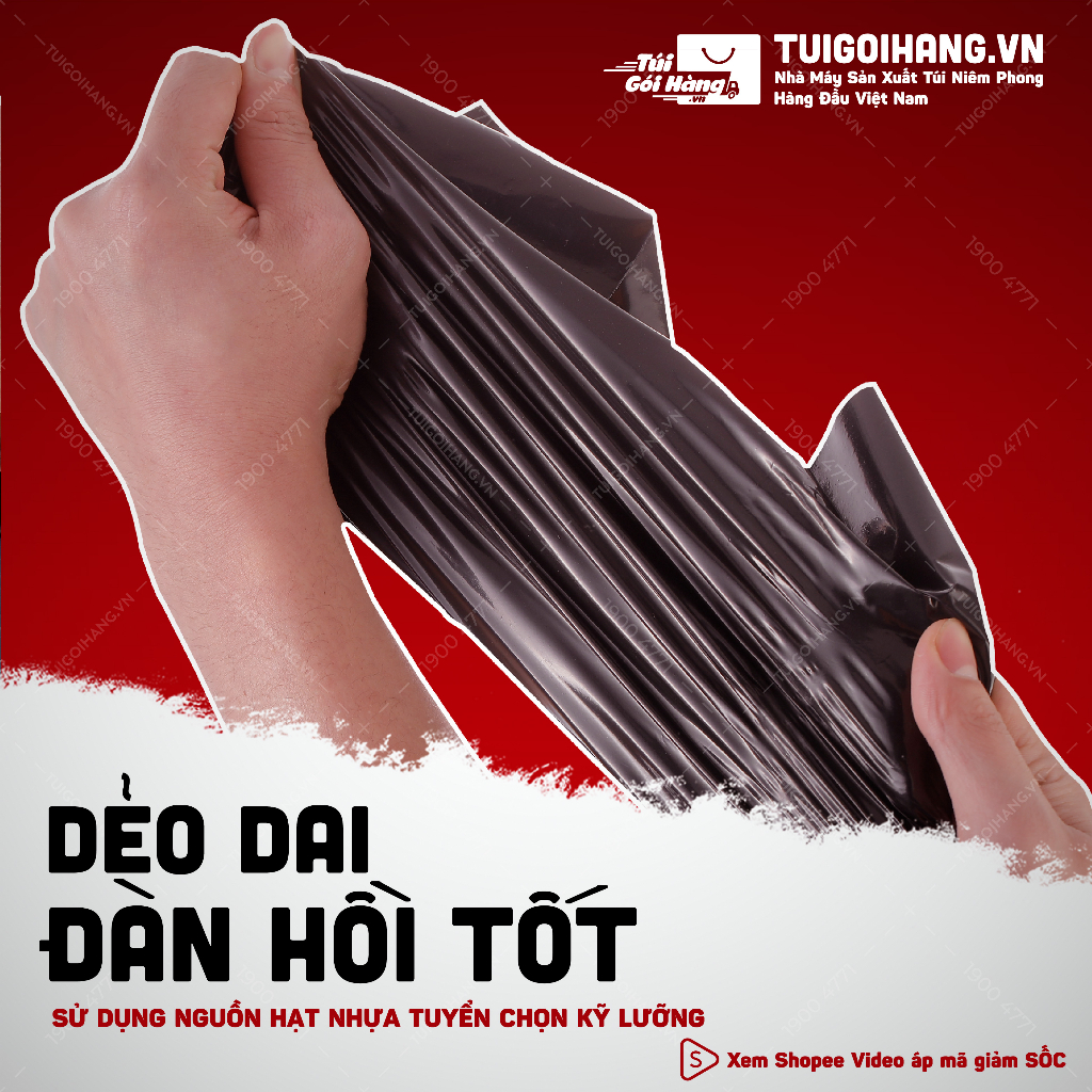 Túi Gói Hàng Niêm Phong 15x20, 20x30, 20x35 TUIGOIHANGVN Cuộn 100 Cái Có Keo Dán - - In Logo Từ 10 Cuộn