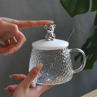 cốc gấu kèm thìa set 2 chiếc