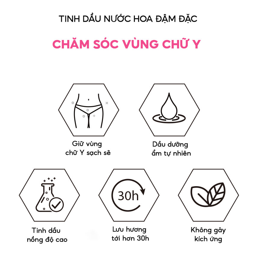 Nước Hoa Vùng Kín Cô Bé Cao Cấp Whisis Sweet Girl Inner 5ml Ngọt Ngào Tinh Tế Lưu Hương 48H