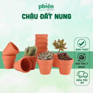 Chậu Đất Nung trồng sen đá, xương rồng đủ kích thước