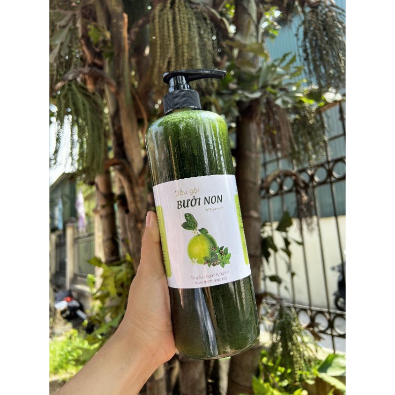 1 Lít Dầu gội bưởi non - Dạng chai mới siêu tiết kiệm