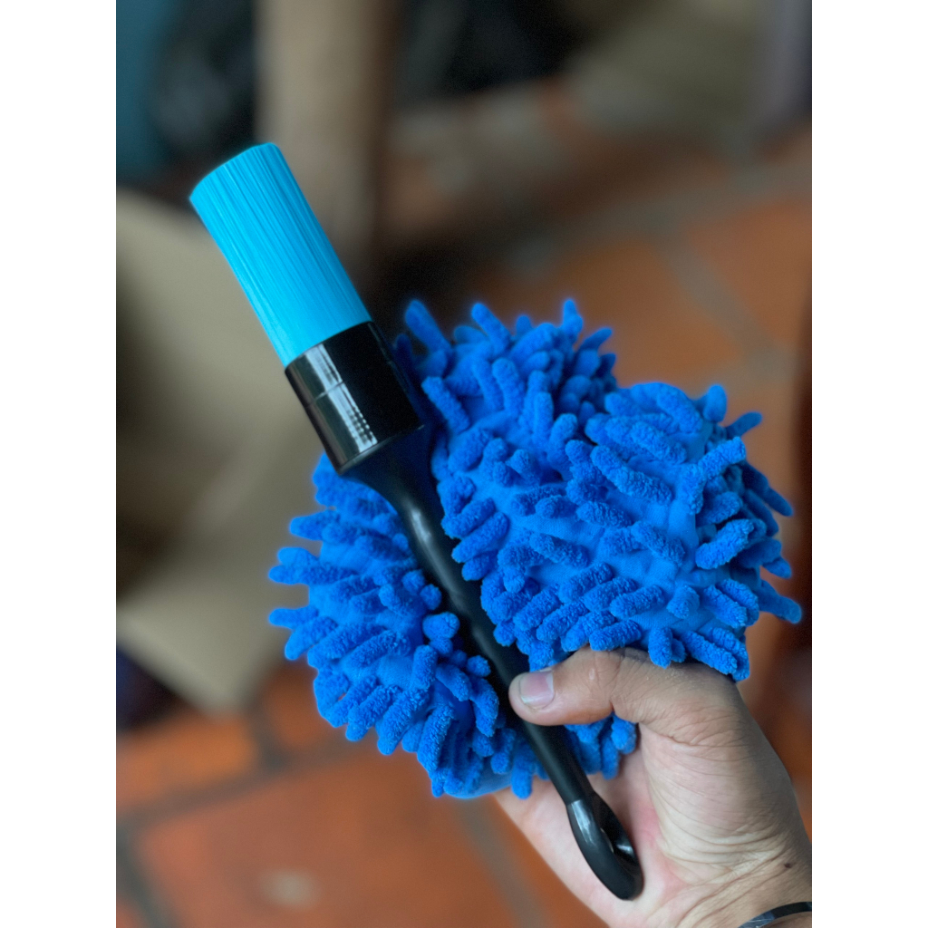 Cọ Nhựa Vệ Sinh Chi Tiết Kèm Bao Tay Xúc Tua