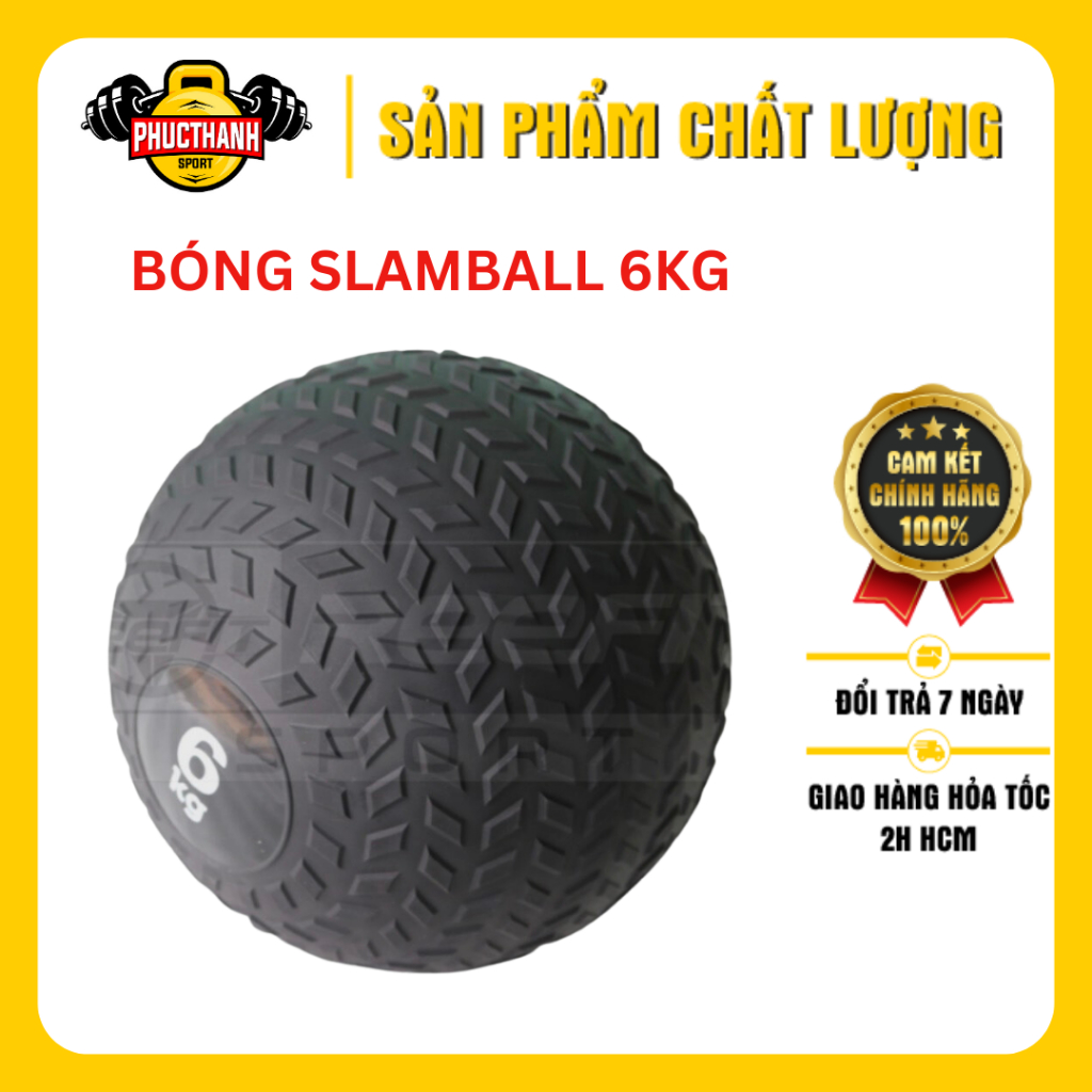 Bóng Slamball Bóng PVC Cát Lốp Bóng Đập Bóng Trọng Lực Huấn Luyện Thể Chất 6kg (PHUCTHANHSPORT)