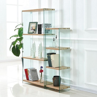Kệ Mica kết hợp Gỗ trưng bày sách, báo, tạp chí, mô tình sản phẩm, nhiều kích thước