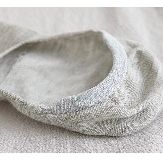 Tất lười nam nữ vớ hài trơn nam dưới mắt cá chân có silicon chống tuột gót cotton kháng khuẩn MRSOCKS VL008