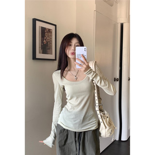 Áo len mỏng cổ thấp basic dáng ôm