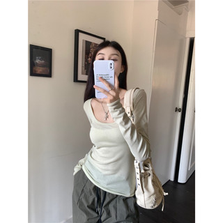 [OD-299] Áo Len Mỏng Cổ Thấp Basic Dáng Ôm