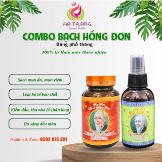 Combo tái tạo bạch hồng đơn 1