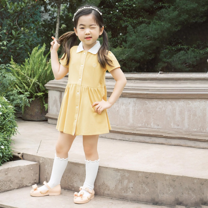 Bubaby Váy ngắn tay cổ Polo cúc giữa - Ponie BPN5303SN