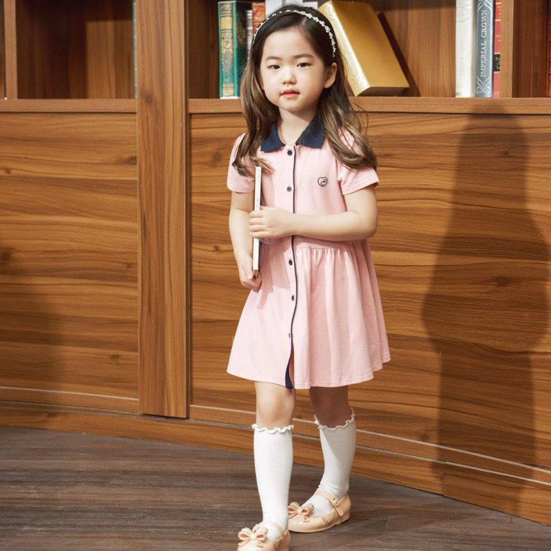 Bubaby Váy ngắn tay cổ Polo cúc giữa - Ponie BPN5303SN