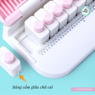 MÁY BẤM CHỮ TỰ LẮP