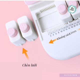 MÁY BẤM CHỮ TỰ LẮP