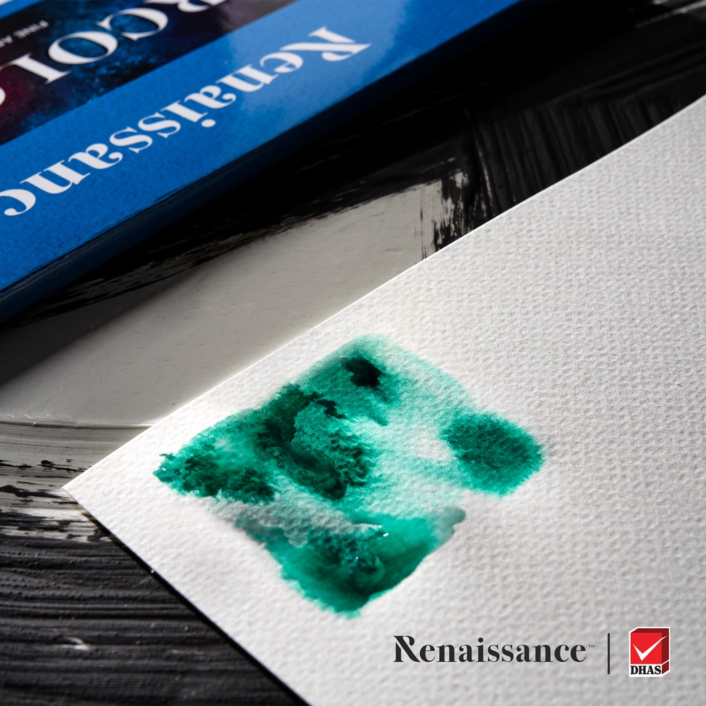 Tập 15 tờ giấy vẽ màu nước acrylic Rough surface 200gsm A3/A4/A6 Renaissance