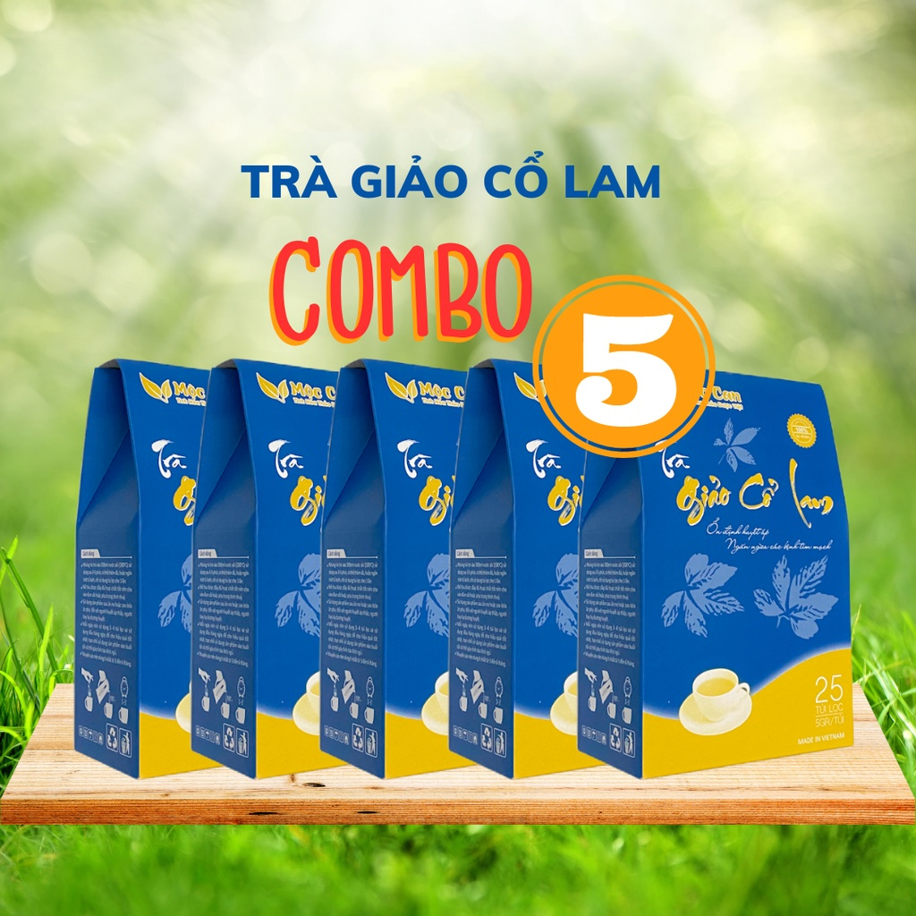 Trà Giảo Cổ Lam Mộc Can ổn định huyết áp, giảm xơ vữa mạch máu, giảm mỡ máu mỡ nội tạng, trà giảo cổ lam giảm cân