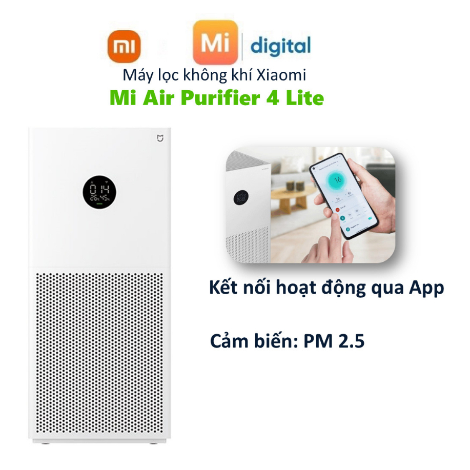 [Hỏa tốc] - Máy lọc không khí Xiaomi Mi Air Purifier 4 Lite  - Chính hãng Bản quốc tế - BH 12 tháng