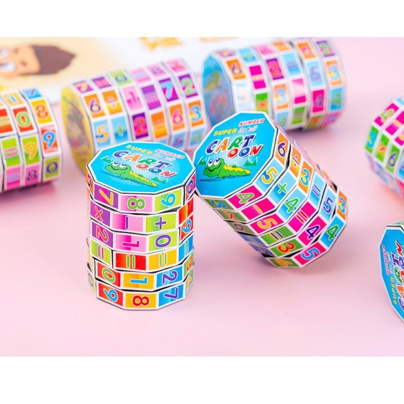 Đồ chơi Rubic toán học - rubik cho bé tập làm phép tính - giúp bé phát triển kỹ năng tư duy