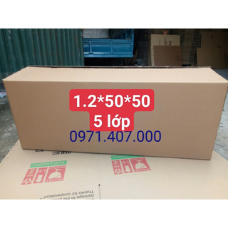 Thùng carton to 5 lớp kích thước Dài 1m2 x rộng 50 x cao 50