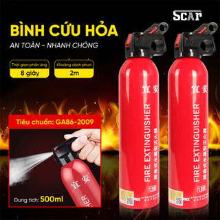 Bình Chữa Cháy Cứu Hỏa Mini Dùng Cho Ô Tô, gia đình có thể xịt trực tiếp lên người để thoát khỏi đám cháy