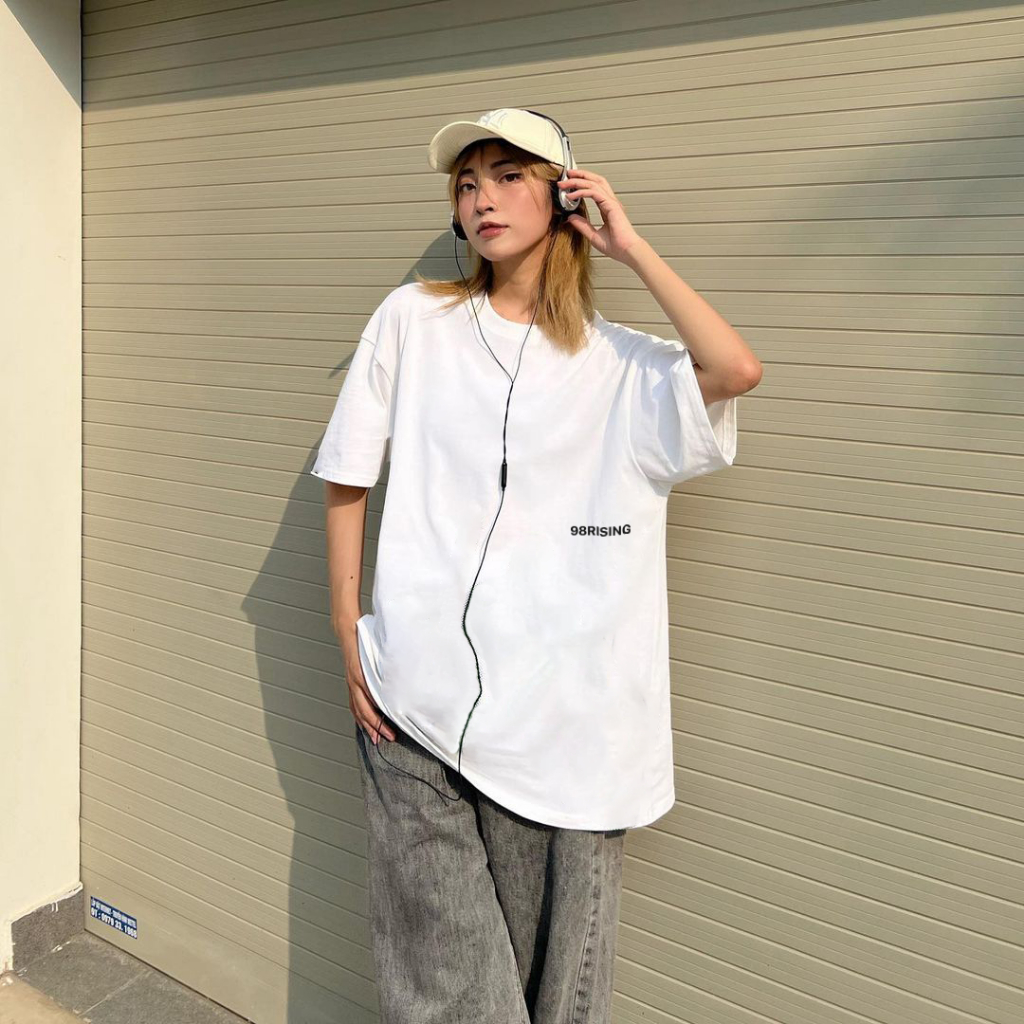 Áo thun unisex nam nữ Born Poor Die Rich local brand form rộng 100% cotton 250gsm bo cổ dày dặn 98stu