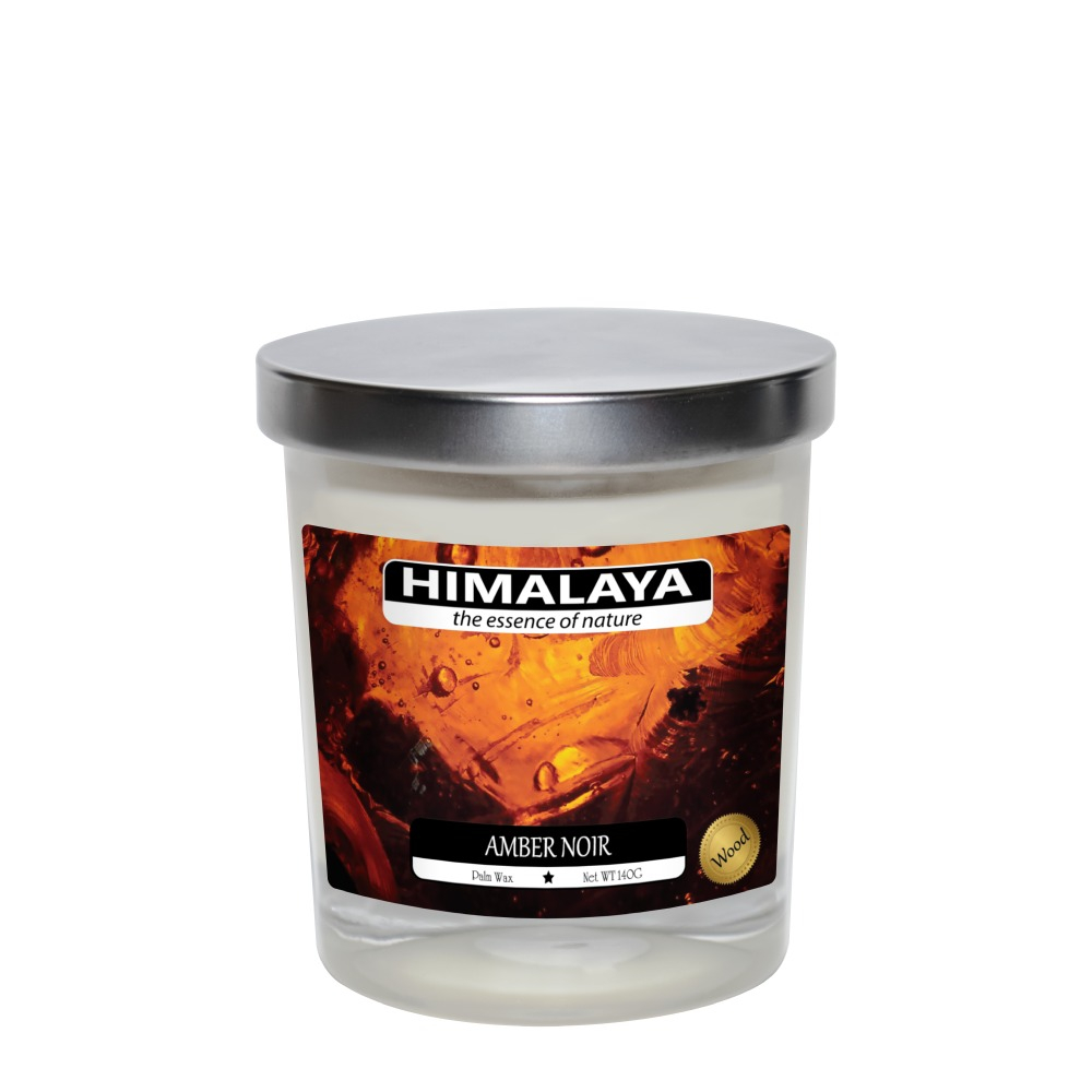 HIMALAYA - Nến Thơm Himalaya - Amber Noir 1 bấc 140g