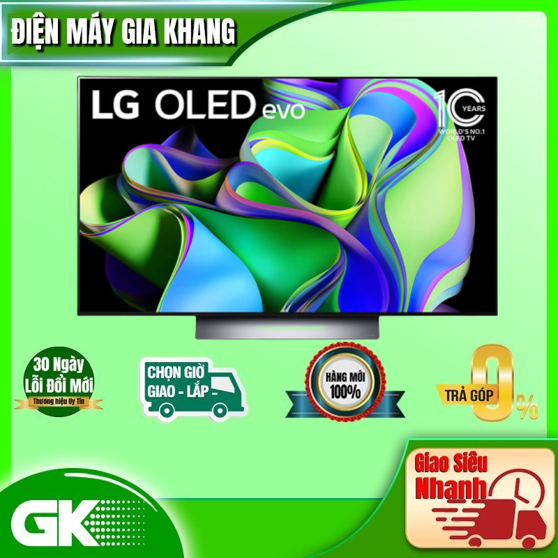 48C3PSA , Smart Tivi OLED LG 4K 48 inch 48C3PSA , Tìm kiếm giọng nói, mới 2023, sản xuất Indonesia, giao miễn phí HCM