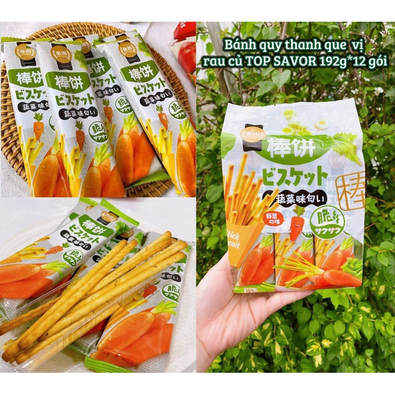 Bánh quy thanh que Top Savor 42k/ bịch