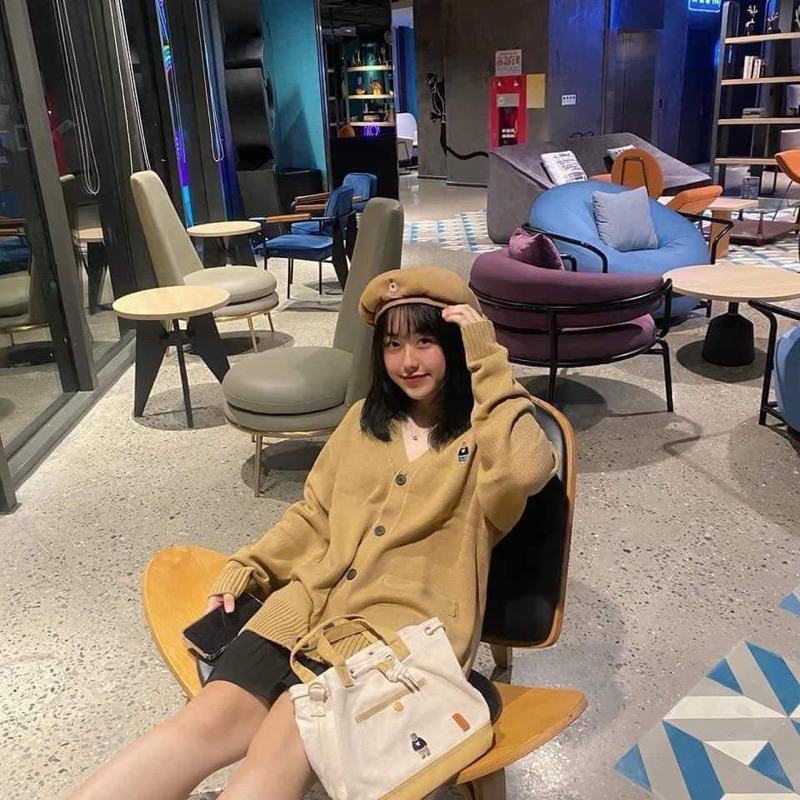 Mũ beret WHOAU Hàn Quốc SALE