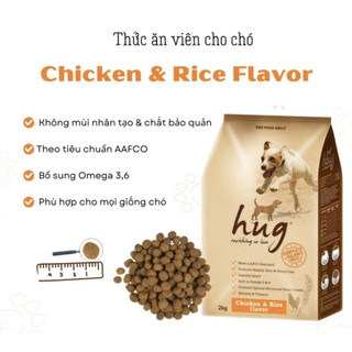 Thức ăn hạt cho chó mọi lứa tuổi Hug gói 2kg