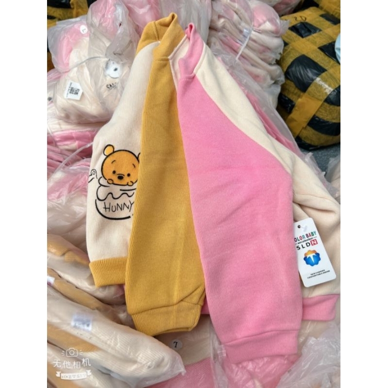 Áo khoác len tăm lót lông bé trai bé gái size nhí hàng Quảng Châu