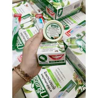 [Chính Hãng] TẨY TRẮNG RĂNG GREEN HERB HERBAL CLOVE TOOTHPASTE THÁI LAN (KÈM BÀN CHẢI)