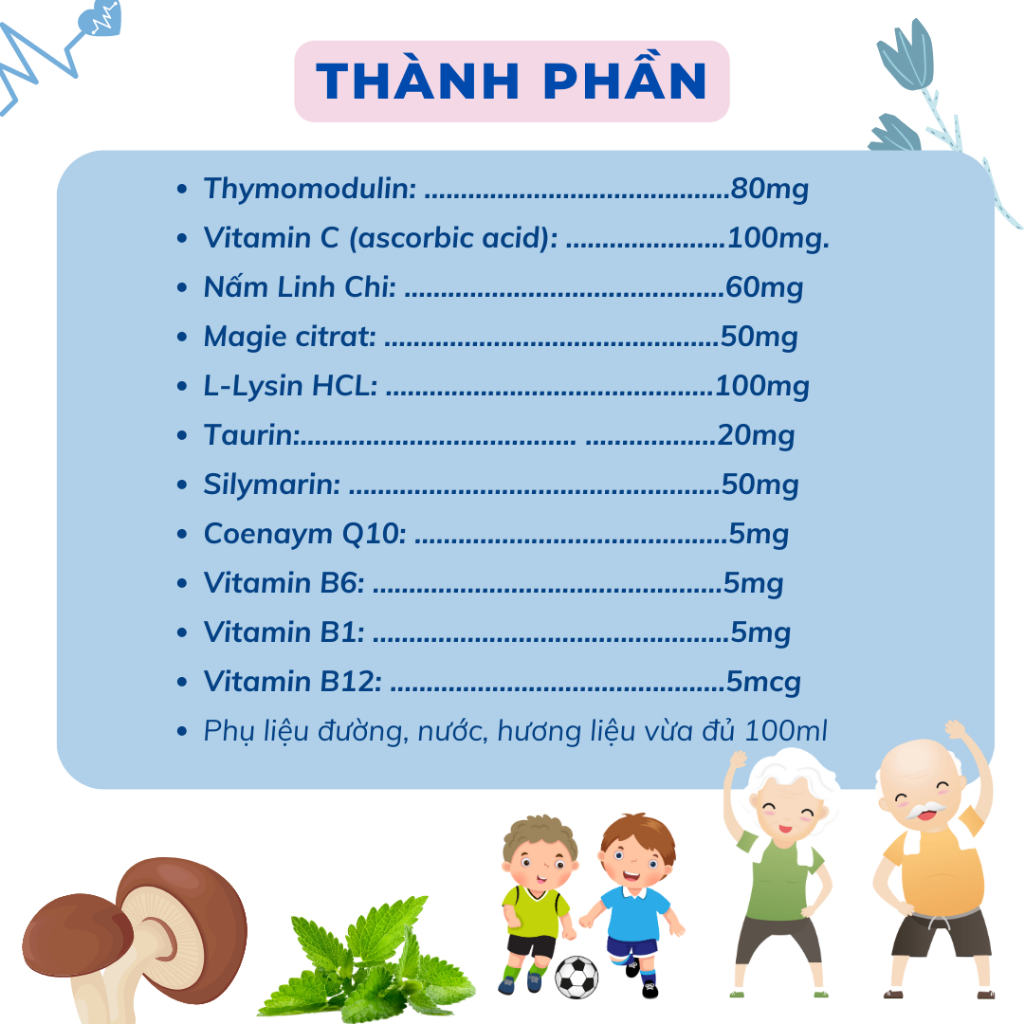 Bebevit bổ phổi cho bé siro đông trùng hạ thảo đào thải độc tố làm sạch phổi và tăng cường chức năng phổi TPN7.19