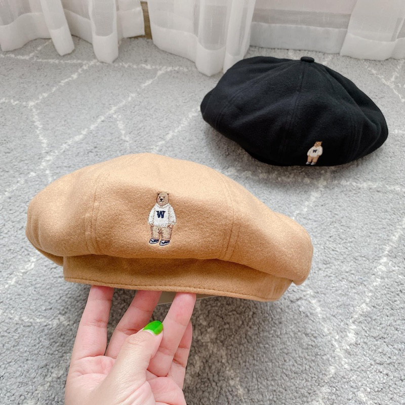 Mũ beret WHOAU Hàn Quốc SALE