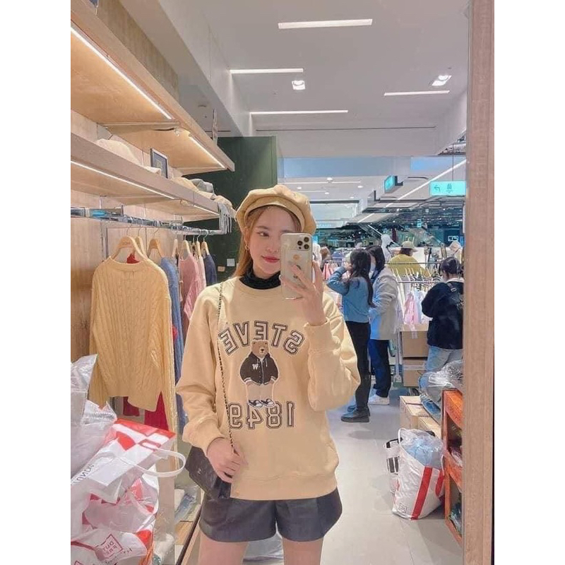 Mũ beret WHOAU Hàn Quốc SALE