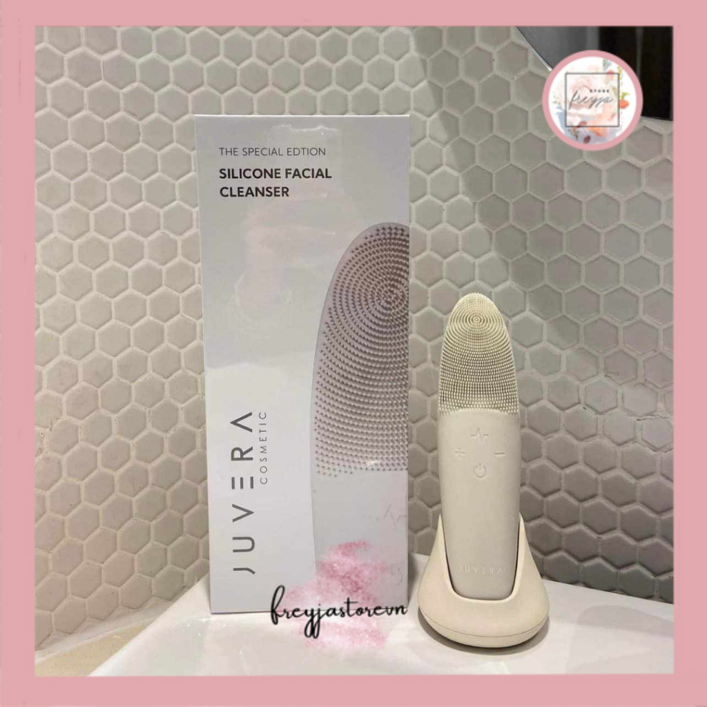 BẢO HÀNH 1 ĐỔI 1 TRONG 1 NĂM Máy Rửa Mặt Juvera Với 2 Phiên Bản làm sạch sâu đẩy tinh chất massage nâng cơ - FRYJA.STORE