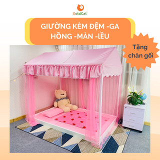 Giường Khung Ngôi Nhà GoldCat kích thước 120x190cm