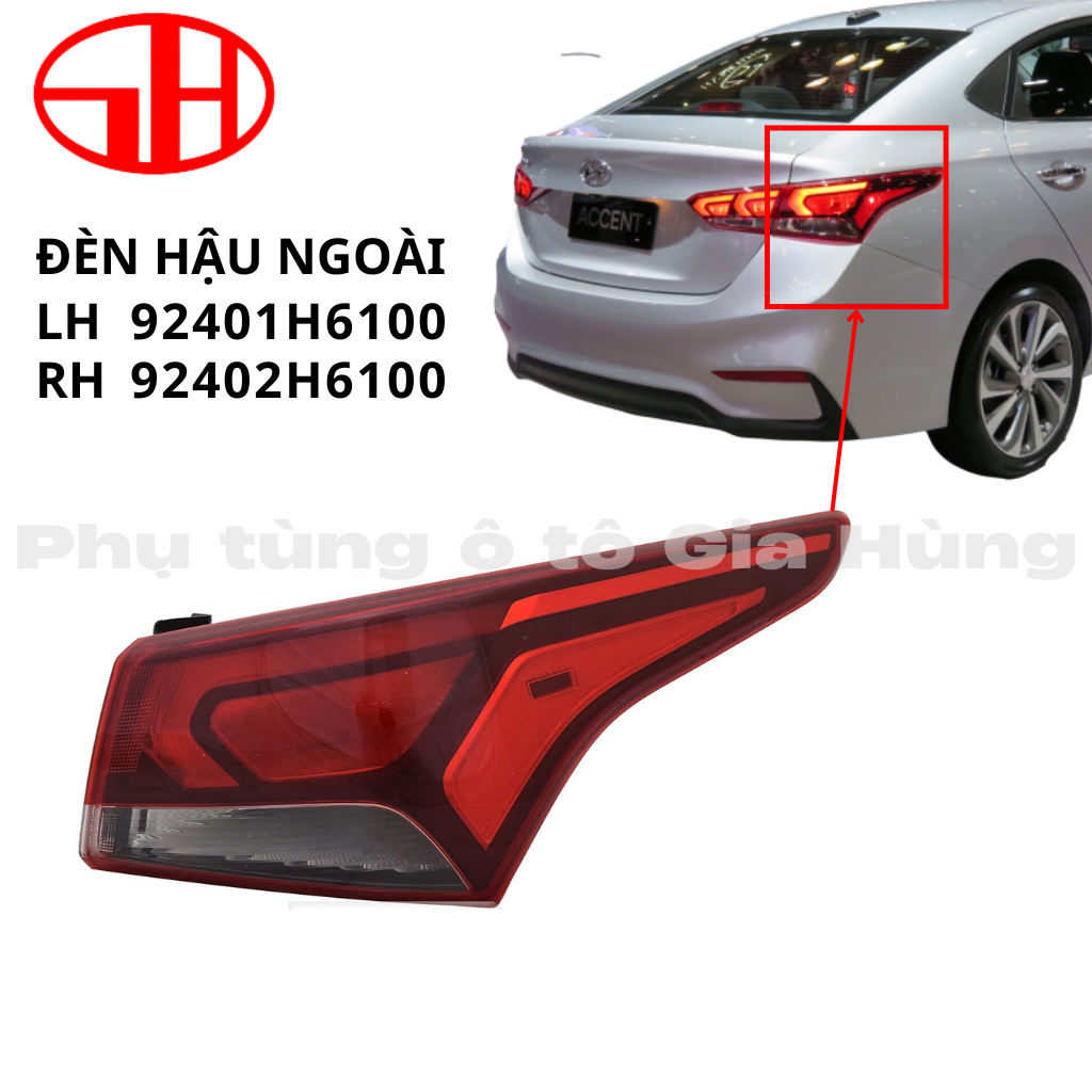 Đèn hậu mảng ngoài có LED của xe ô tô ACCENT 2018-2020