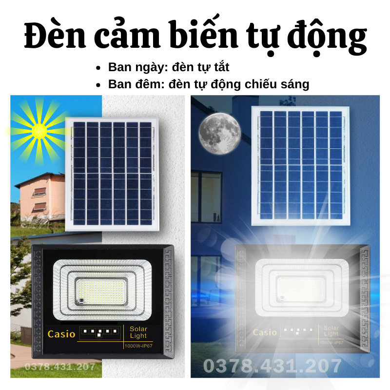 Đèn Năng Lượng Mặt Trời Siêu Sáng Tiết Kiệm Điện Năng TITAN.ST