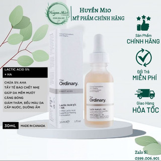 The Ordinary - Tinh chất The Ordinary Lactic Acid 5 / 10% Tẩy Da Chết AHA - Huyenmio