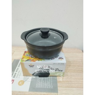 Nồi đất 1L nắp kiếng