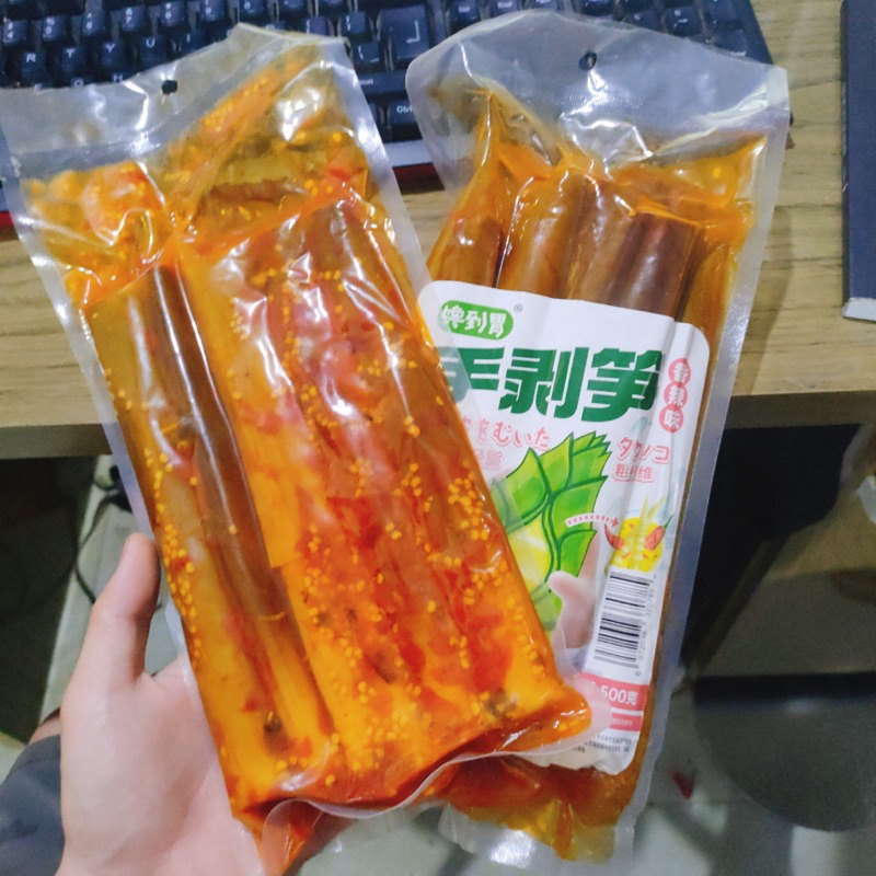 Măng Tươi Tứ Xuyên Cay Ngon Gói 500GR - Top Shop Food Đồ Ăn Vặt