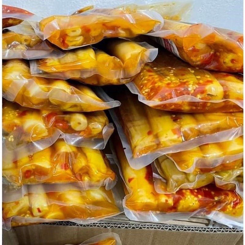 Măng Tươi Tứ Xuyên Cay Ngon Gói 500GR - Top Shop Food Đồ Ăn Vặt