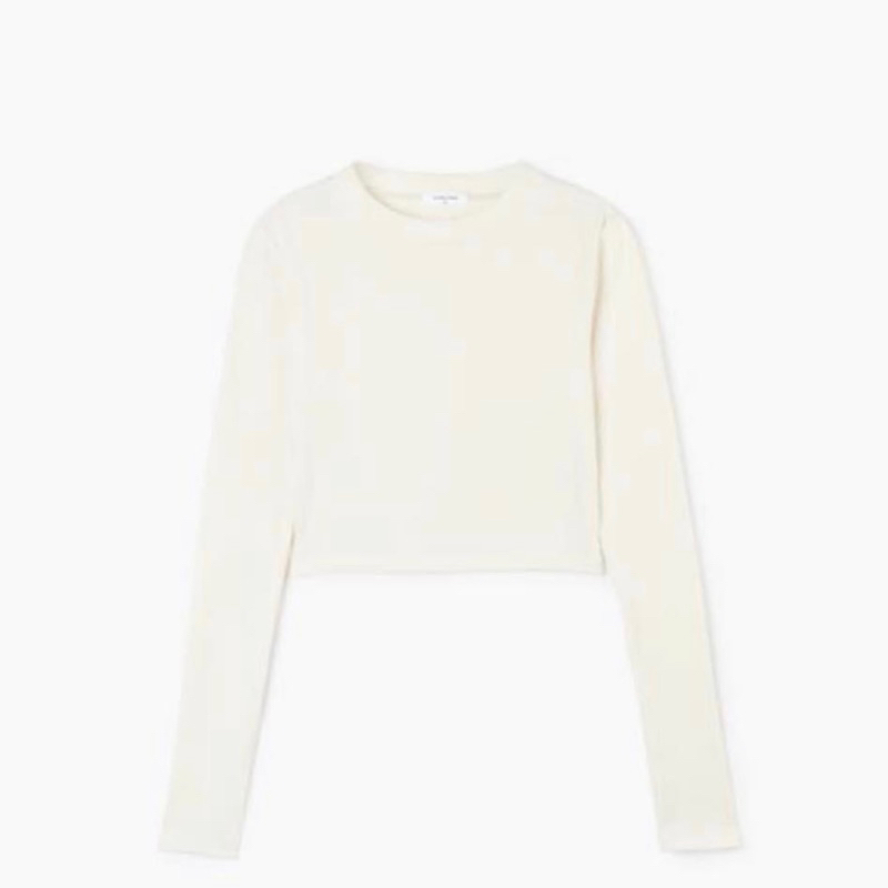 Áo cotton tăm croptop nữ GJ