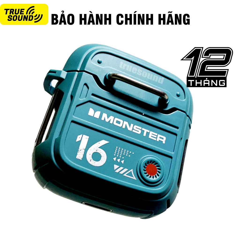 Tai nghe Bluetooth MONSTER XKT16 V5.3. Giảm tiếng ồn, chống nước.