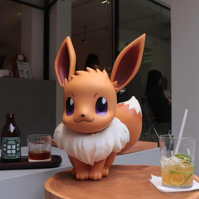 Mô Hình Pokemon Nhân Vật Eevui, Cao 43 Cm, Kích Thước Tỉ Lệ 1:1, Full Box Bộ Sưu Tập Nhân Vật, Decor, Quà Tặng Cho Bé