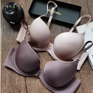  Áo lót cotton phối lụa trơn có gọng đệm mỏng bản dây lưng to co giãn chống lộ hằn - THAOCHERRY AL03 